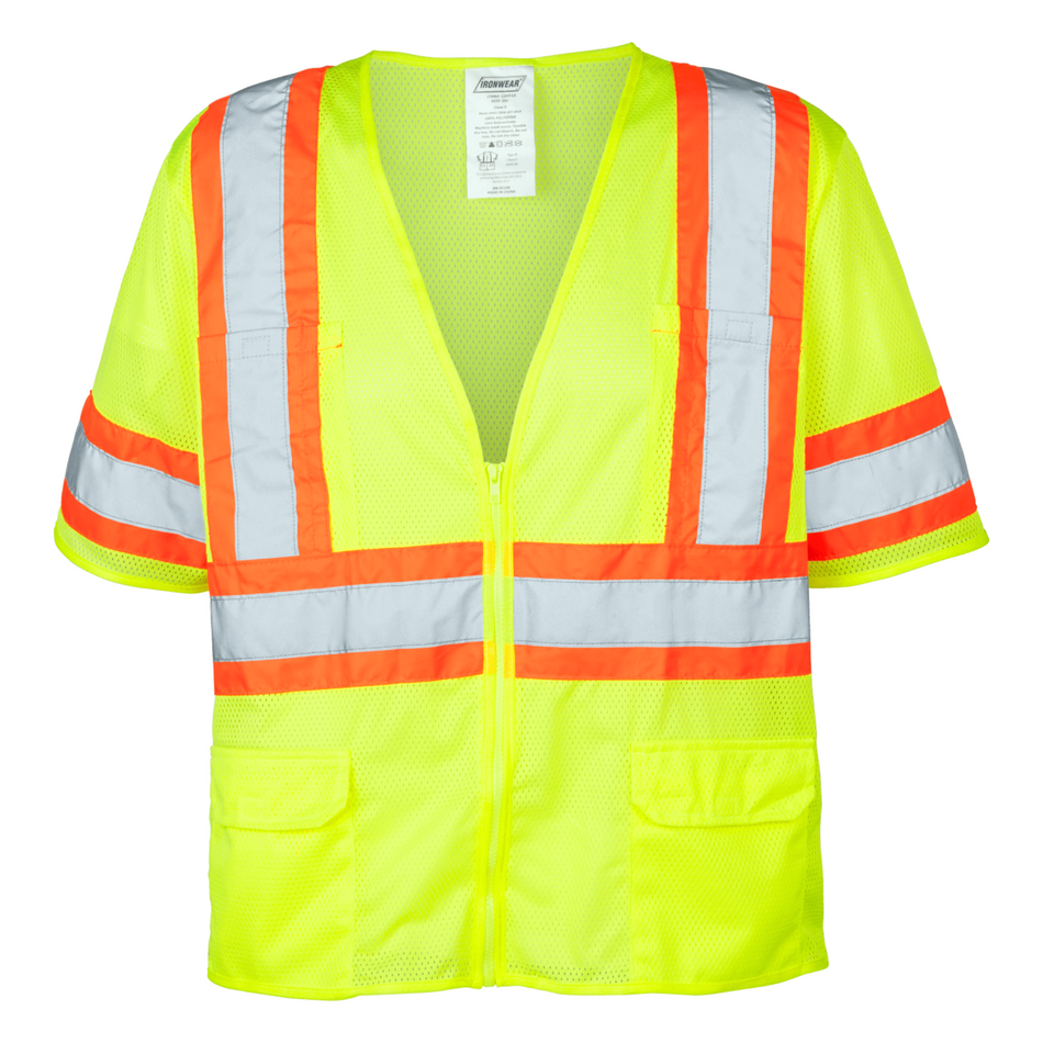 Standard Class 3 Safety Vest (Over the Shoulder)