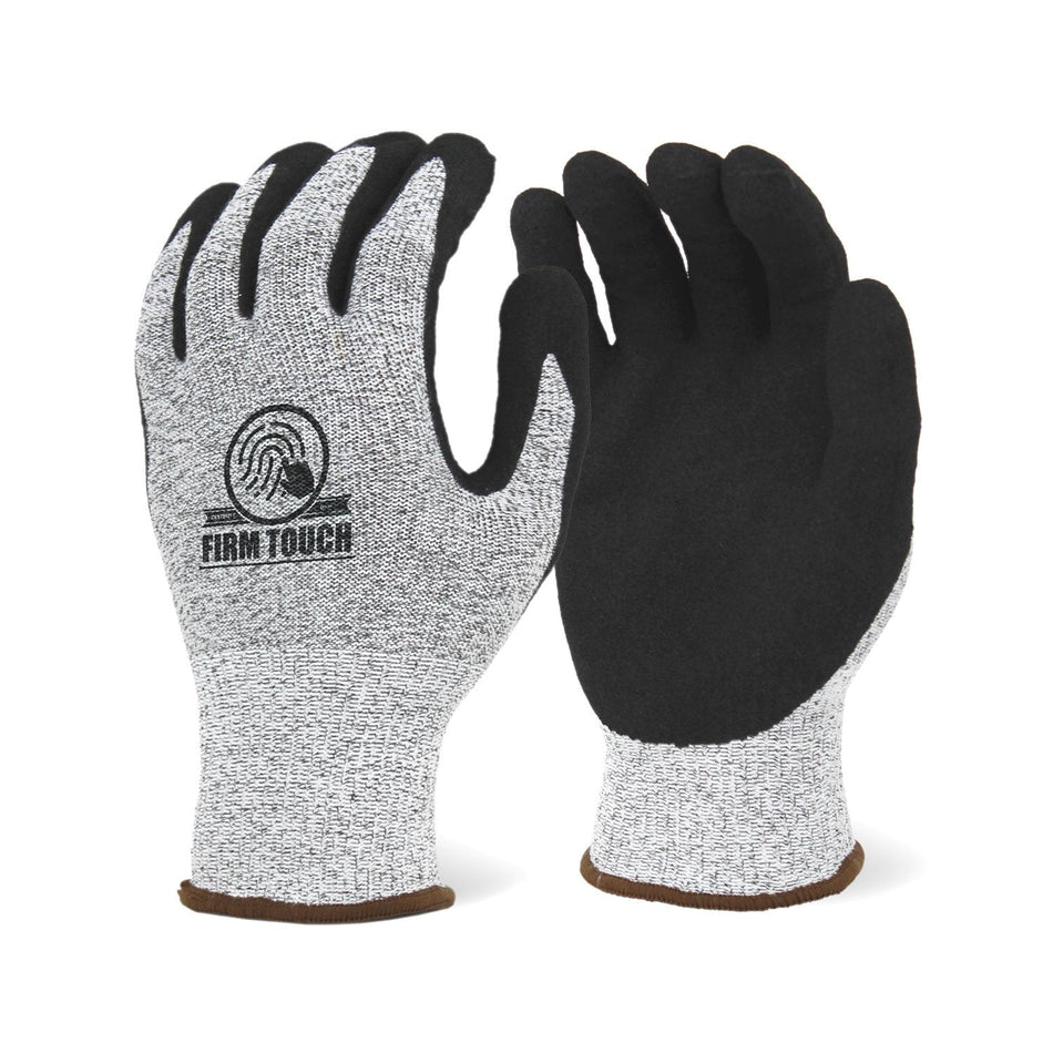 ANSI Level 5 Sandy Nitrile Coated Cut Resistant Glove