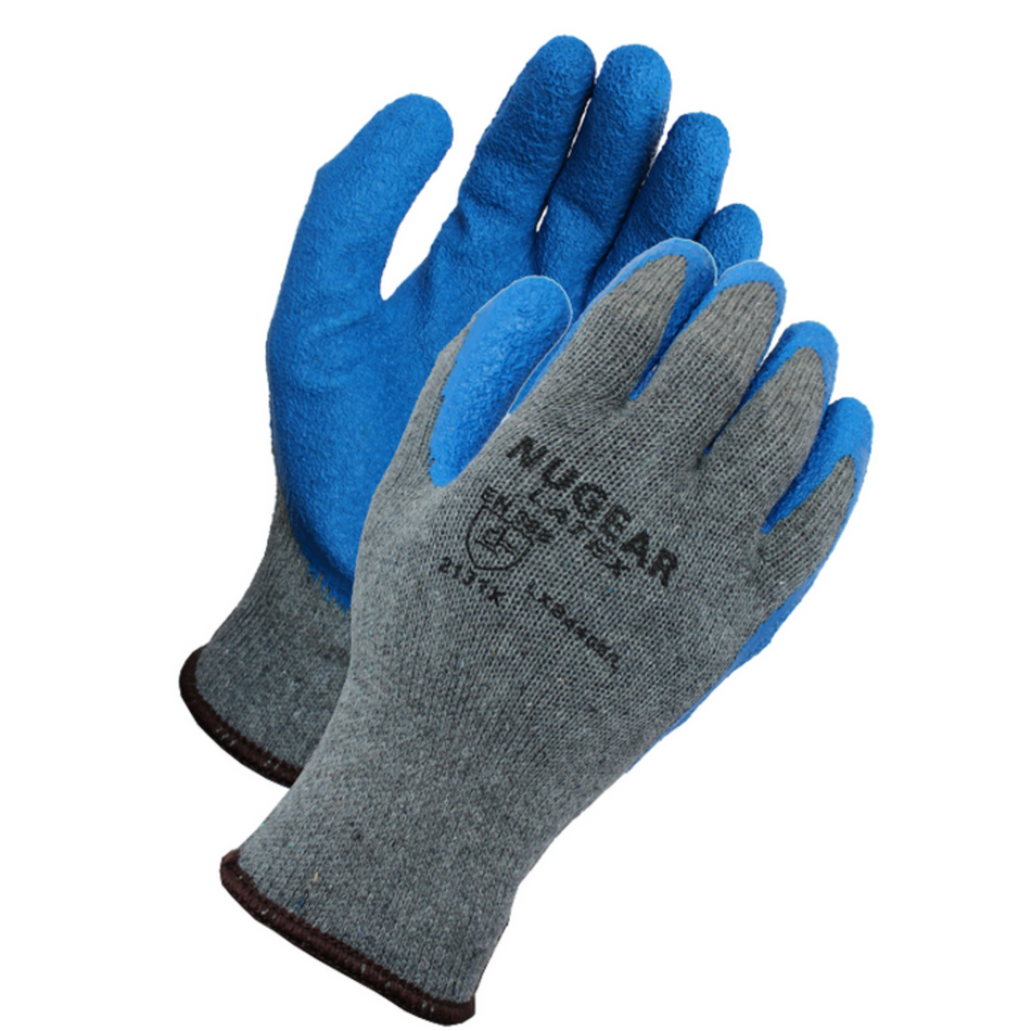 12 Pairs - Rubber Latex Coated Multipurpose Gloves