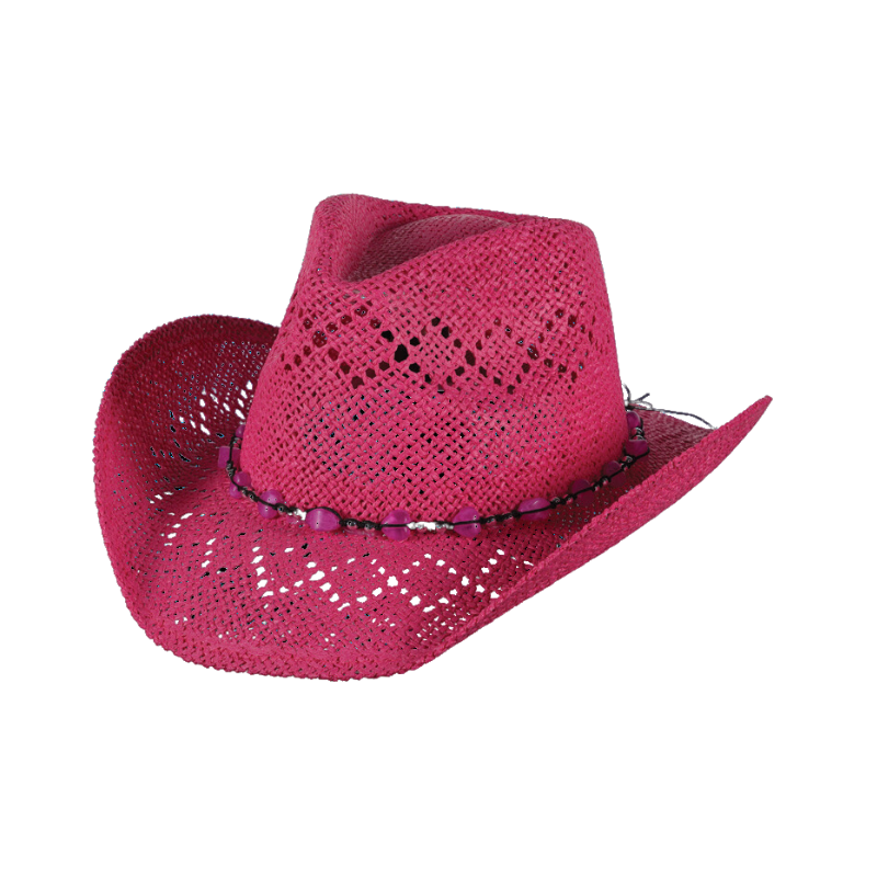 Hot Pink Western Cowgirl Hat