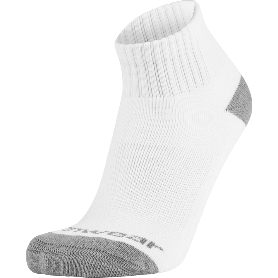Men's Cotton Socks, 6 Pairs, Heavyweight Cushioned Quarter Length