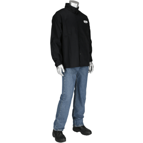 Ironcat FR Jacket –100% Cotton Welding Jacket with Anodized Snaps