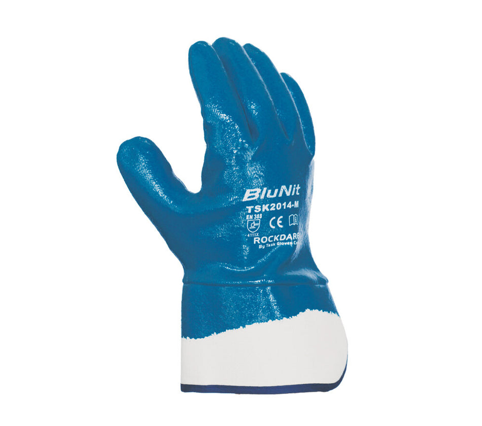 12 Pairs - Supported Nitrile Coated with Smooth Finish Glove