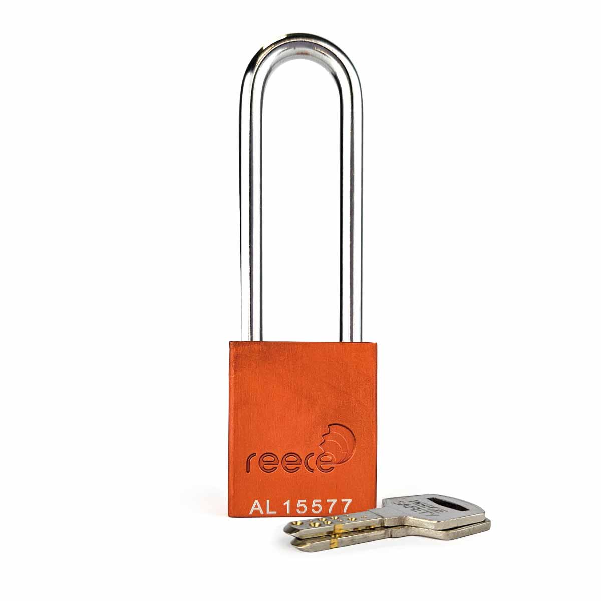 Orange Reece Orange REECE Aluminum Safety Long Padlock KTD | 123SafetyGear