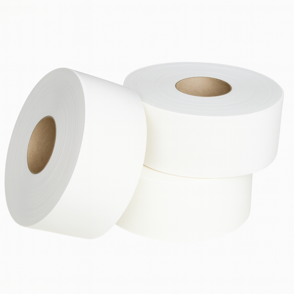 Jr. Jumbo Bath Tissue, 2-Ply, 9" Diameter, 12 Rolls