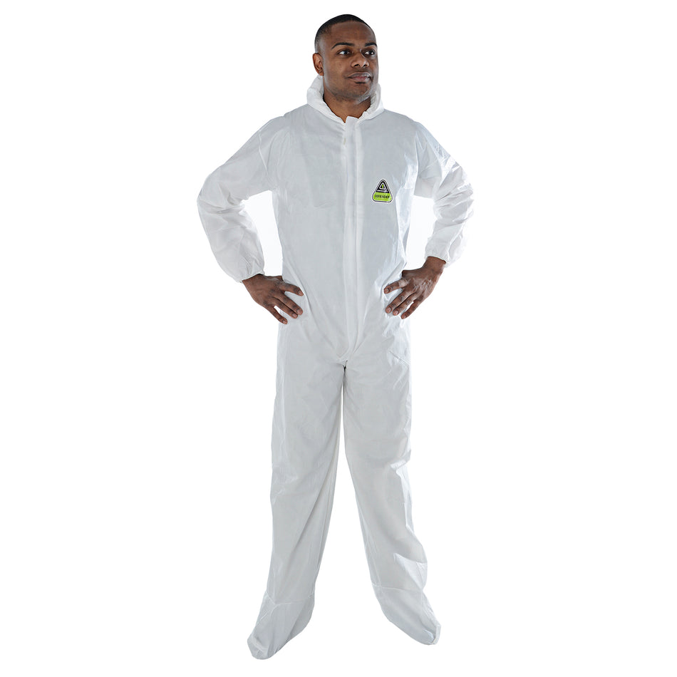 Defender II Hood and Boot Coverall (25 Pieces)