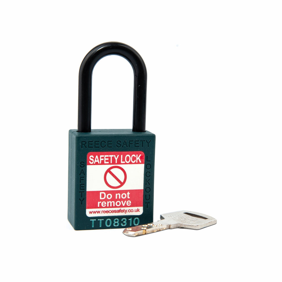 Teal REECE Non-Conductive Safety Padlock KTD