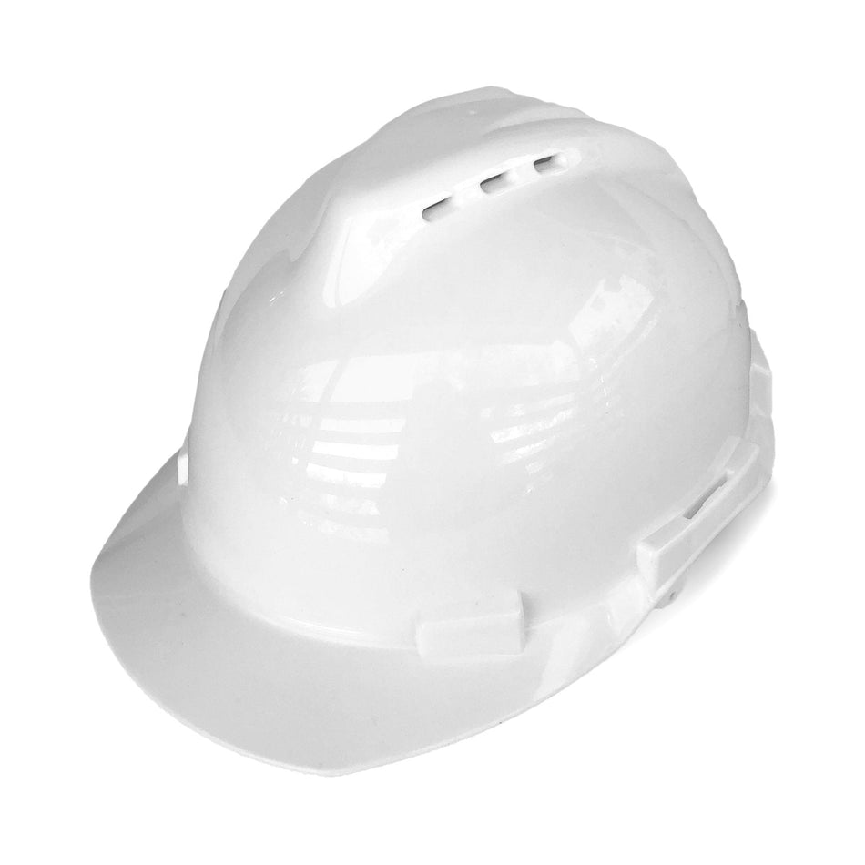White Cap Style Vented Hard Hat
