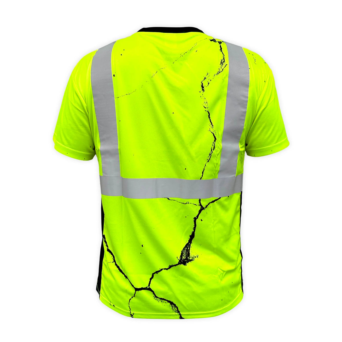 Class 2 Type R Label American Grit Yellow Reflective Safety Shirt - Class 2 Type-R ...