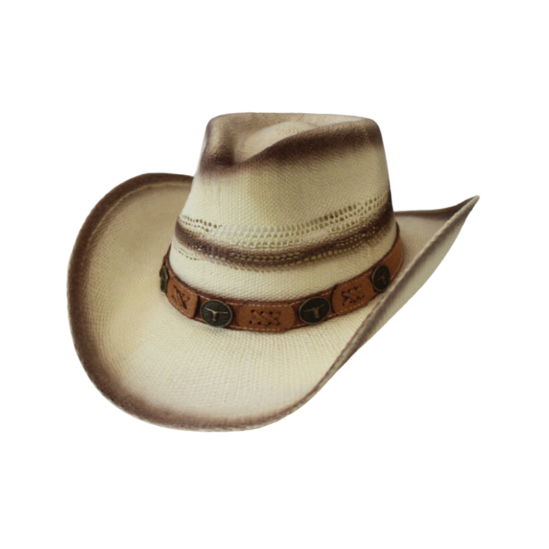 Ember Straw Western Outback Cowboy Hat