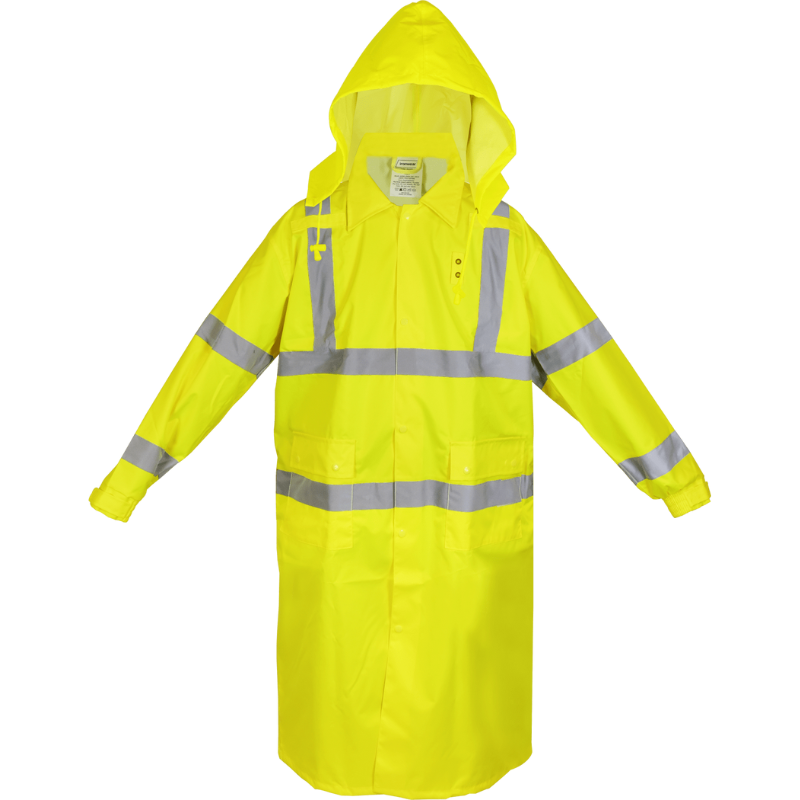 Flame Retardant Class 3 Polyester Jacket with Hood