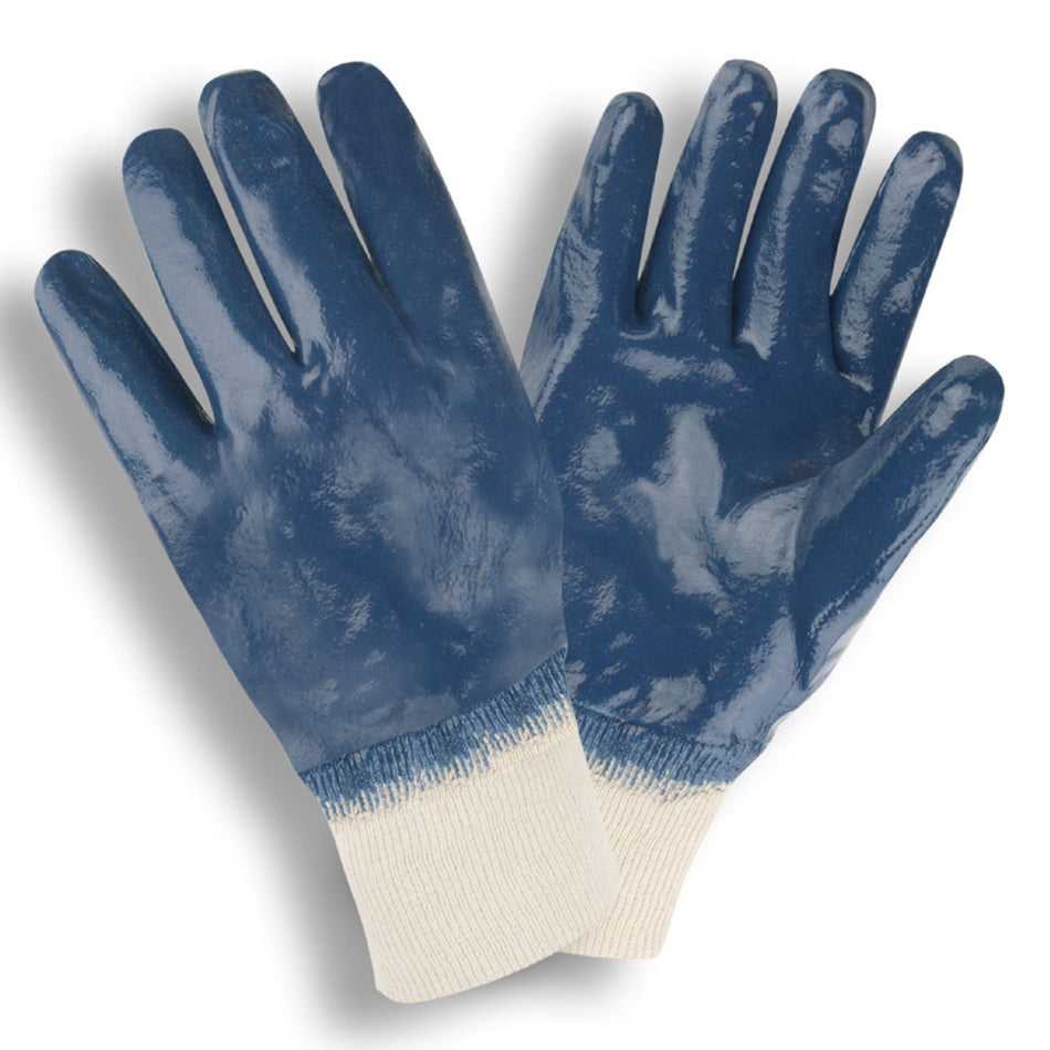 Nitrile Supported Smooth Finish Glove with Lined Interlock - 12 Pairs