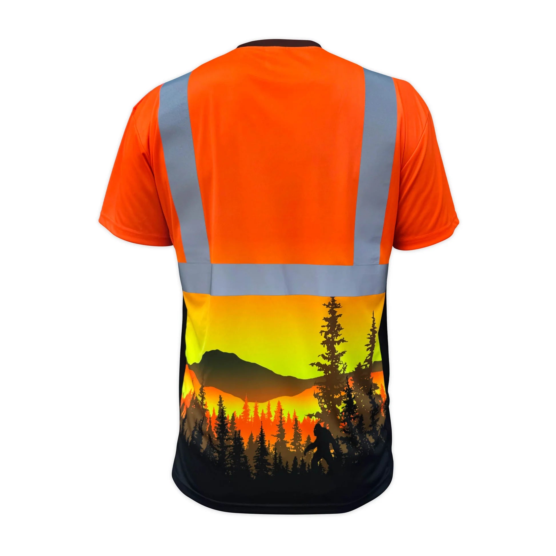 SS360º Wildland Sasquatch Orange Reflective Safety Shirt - Class 2