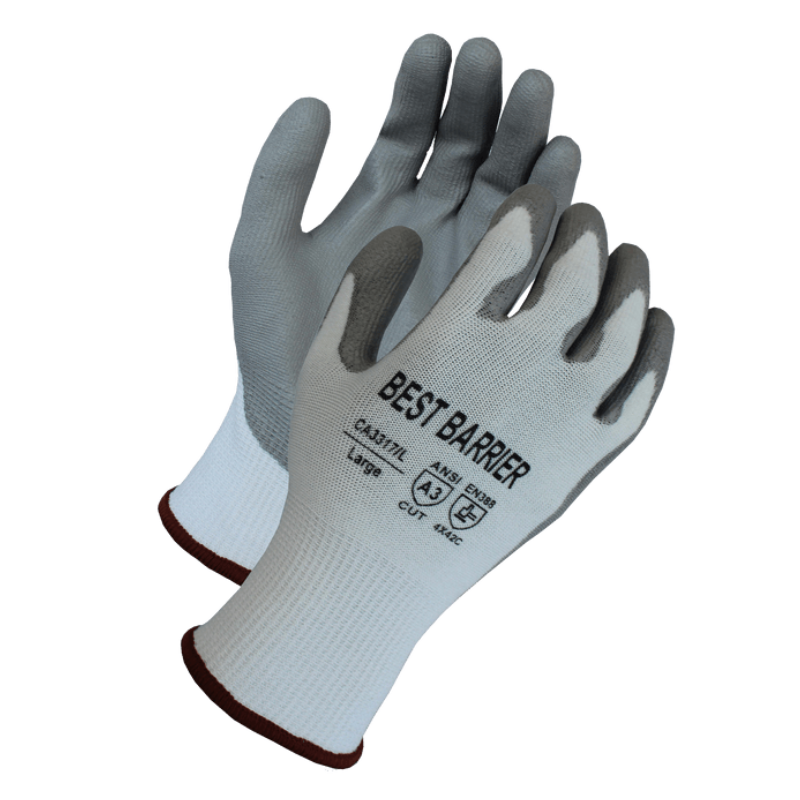CA3317 Level 3 Cut Resistant PU Coated Cut Resistant Glove