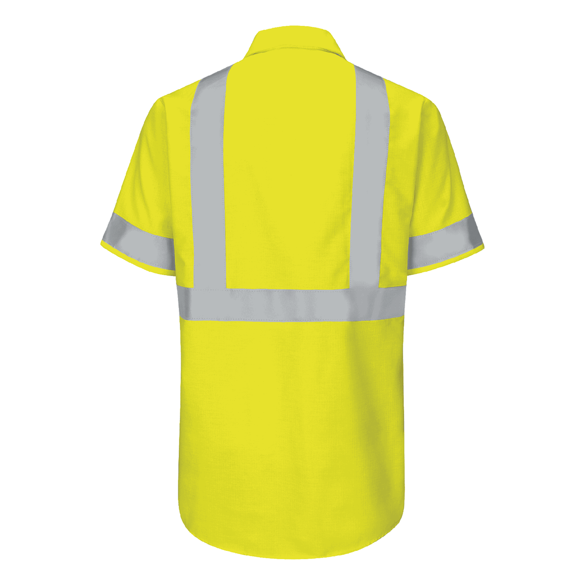 K44544 Back Hi Vis Work Shirt – Red Kap SY24HV Ripstop Short Sleeve, Type R Class ...
