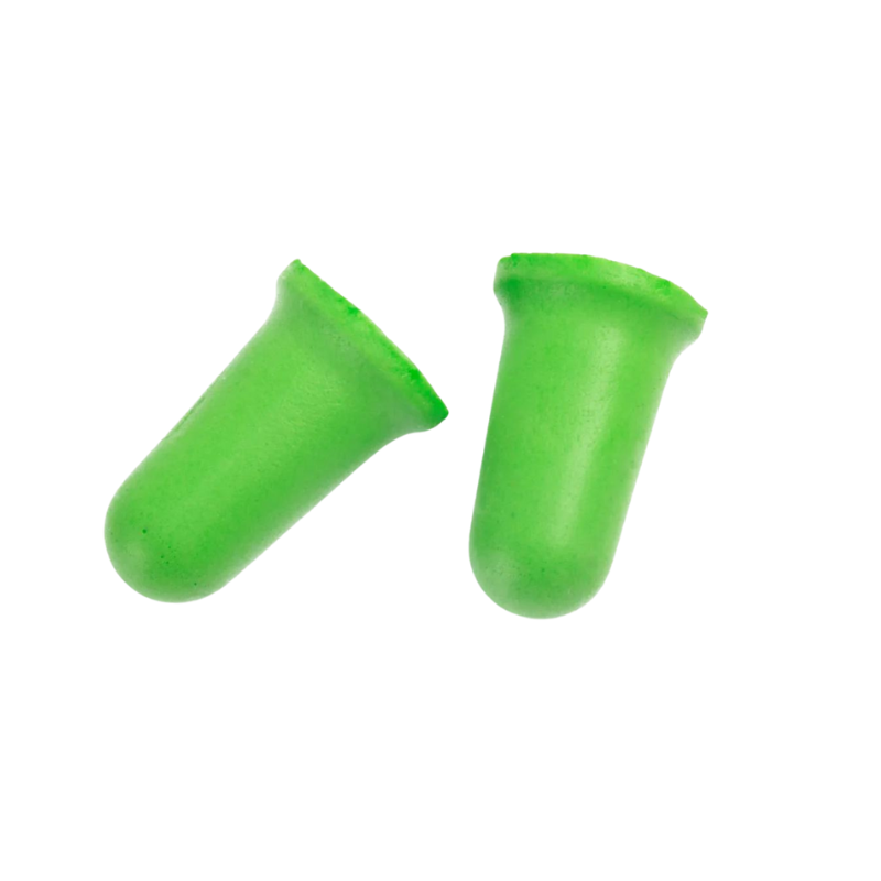 Green Bell Shaped Uncorded Earplug (100 Pair/Box)