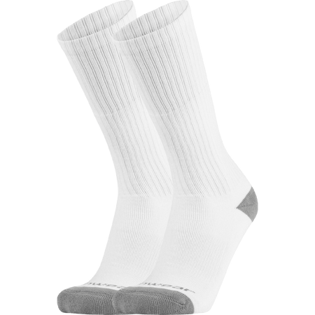 Men's Cotton Socks, 6 Pairs, Heavyweight Cushioned Crew Length
