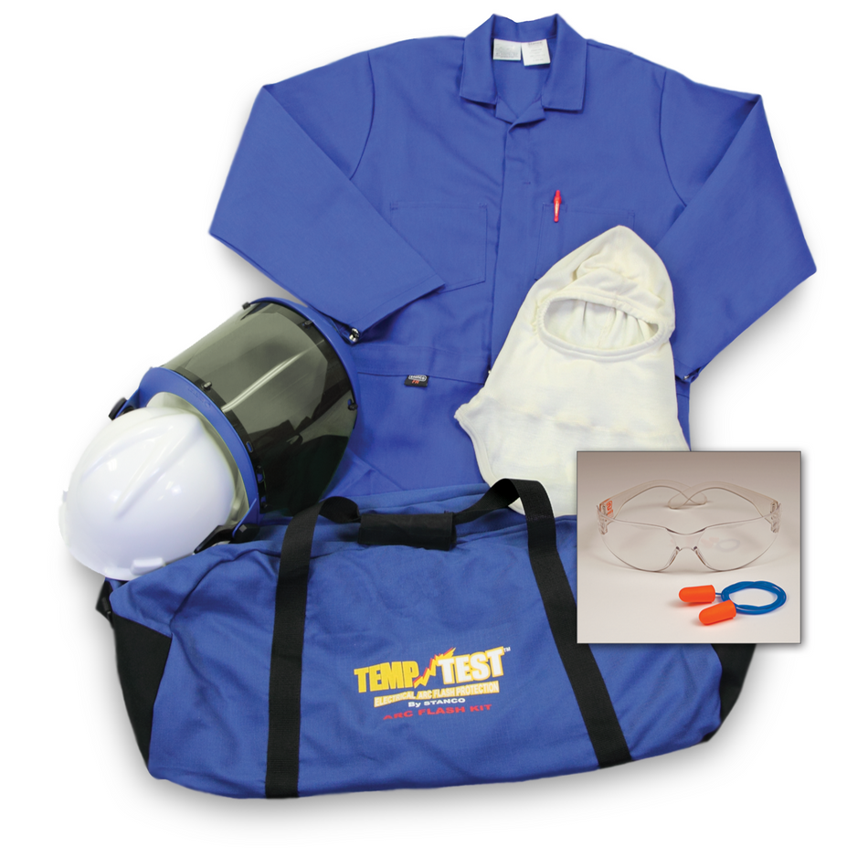 CAT 2, Arc Rating 8.7 Coverall Arc Flash Kit