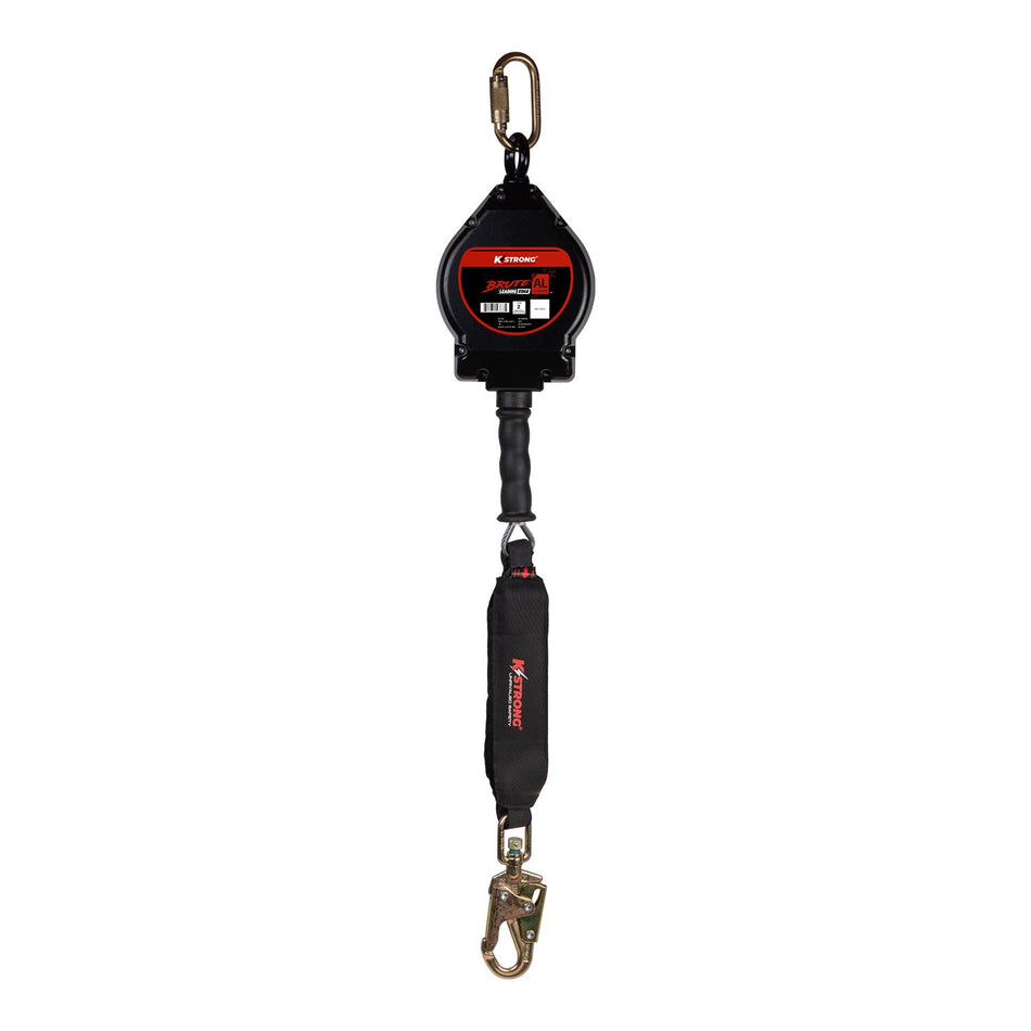 20 ft. Aluminum Housing Cable SRL with swivel snap hook. Includes installation carabiner and tagline (ANSI)