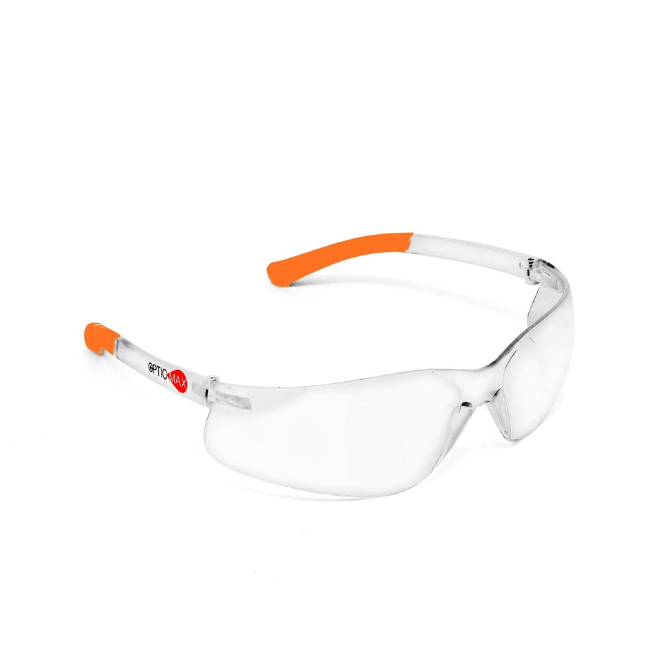 Clear Wrap-Around Safety Glasses (Anti-Fog Option)