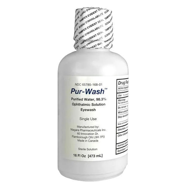 Emergency Eyewash Solution, 16 oz. Bottle