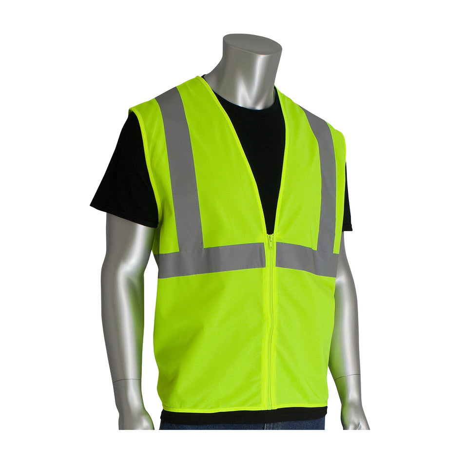 ANSI Type R Class 2 Value Zipper Solid Vest