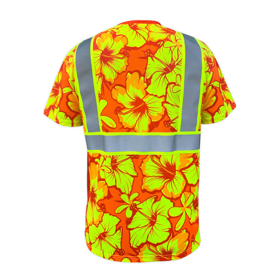 SS360º Tropic Heat Orange Reflective Safety Shirt - Class 2 Type-R