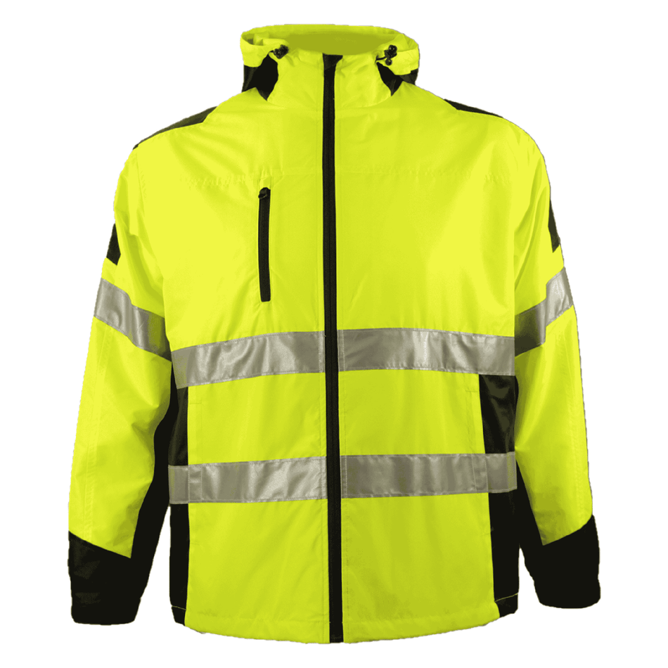 Windbreaker Hi-Vis Jacket - ANSI Class 2 Safety Soft Shell