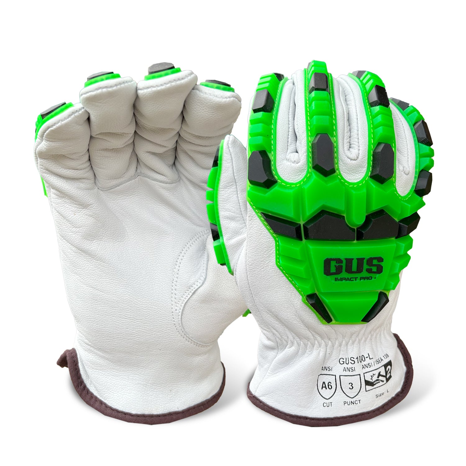 Single Pair - A6 GUS Pro Goatskin Impact Glove – 123SafetyGear