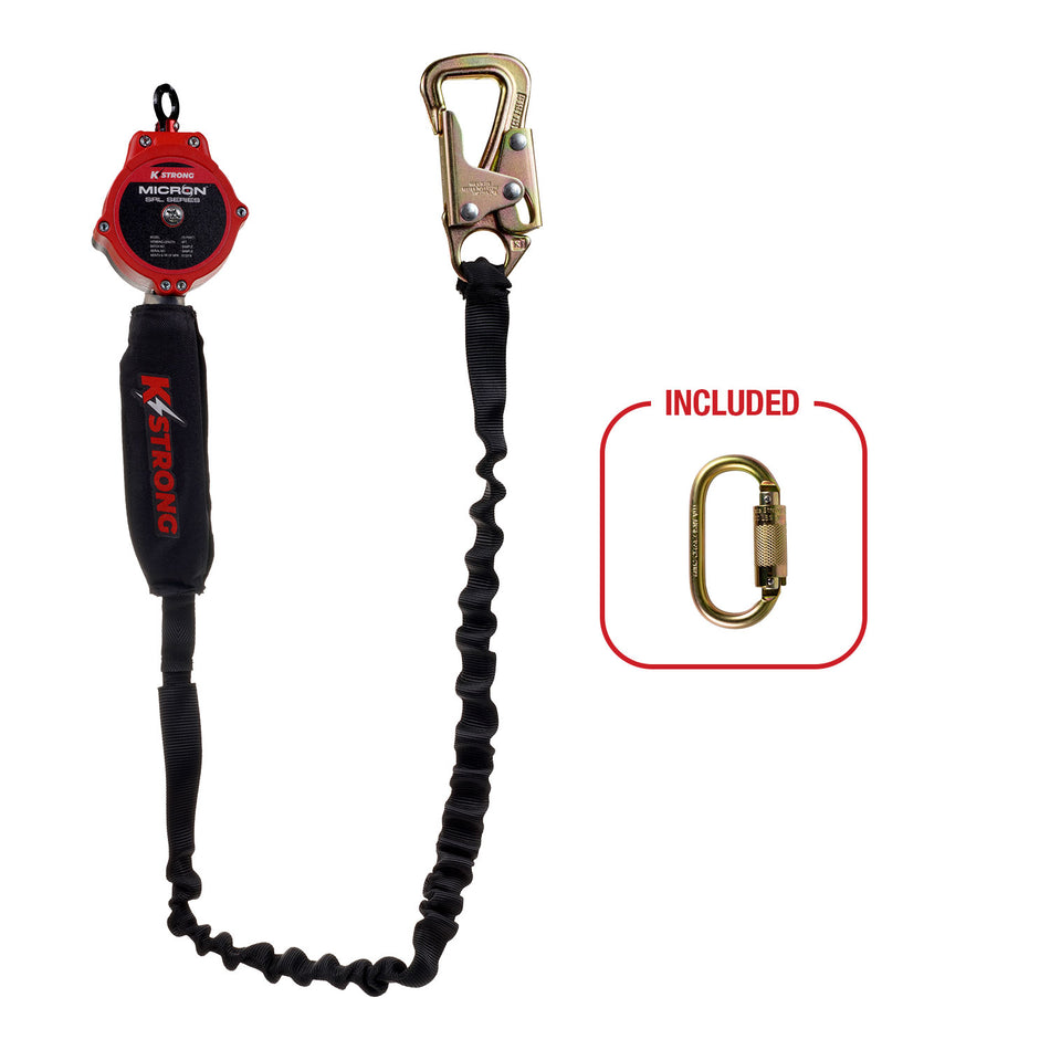 9 ft. Micron™ SRL with Tie-back Hook (ANSI) – Harness Connector Included