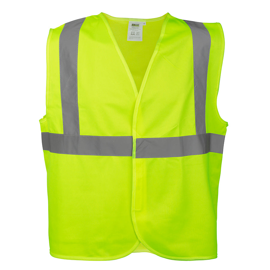 Hi-Viz Green Class 2 Safety Vests (Velcro Closure)