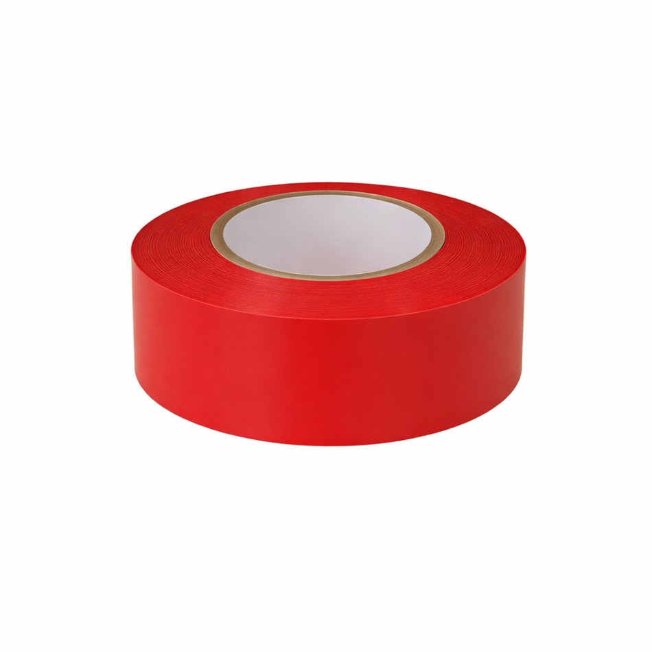 Red Electrical Tape – 7 Mil Vinyl, Flame & Weather Resistant