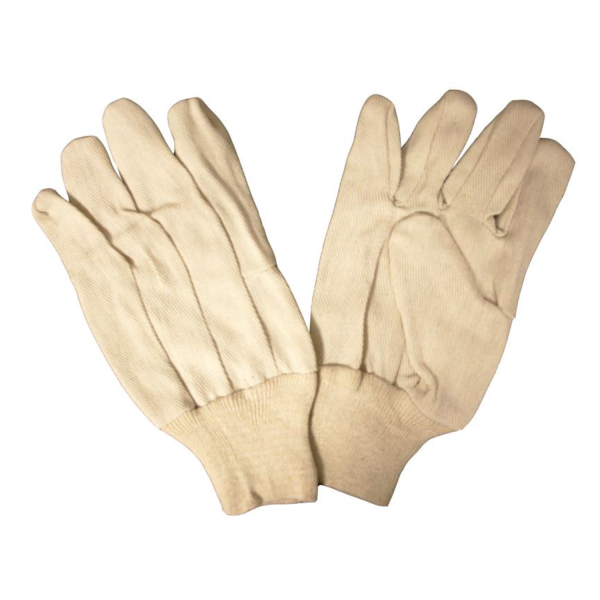 Premium Polyester/Cotton Canvas Gloves - 12 Pairs