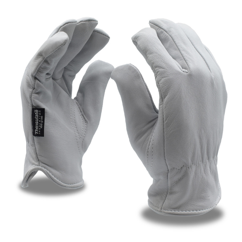 Single Pair - Thinsulate Lined Premium Goatskin Grain Driver Gloves