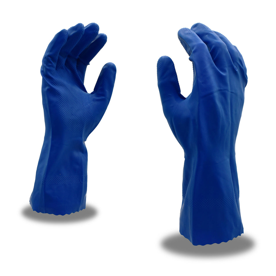 Blue Rubber Latex Gloves