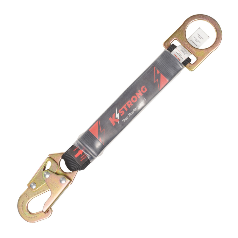 KStrong® Shock Absorber with D-ring and Snap Hook Designed for 6 ft. Maximum Freefall (ANSI)