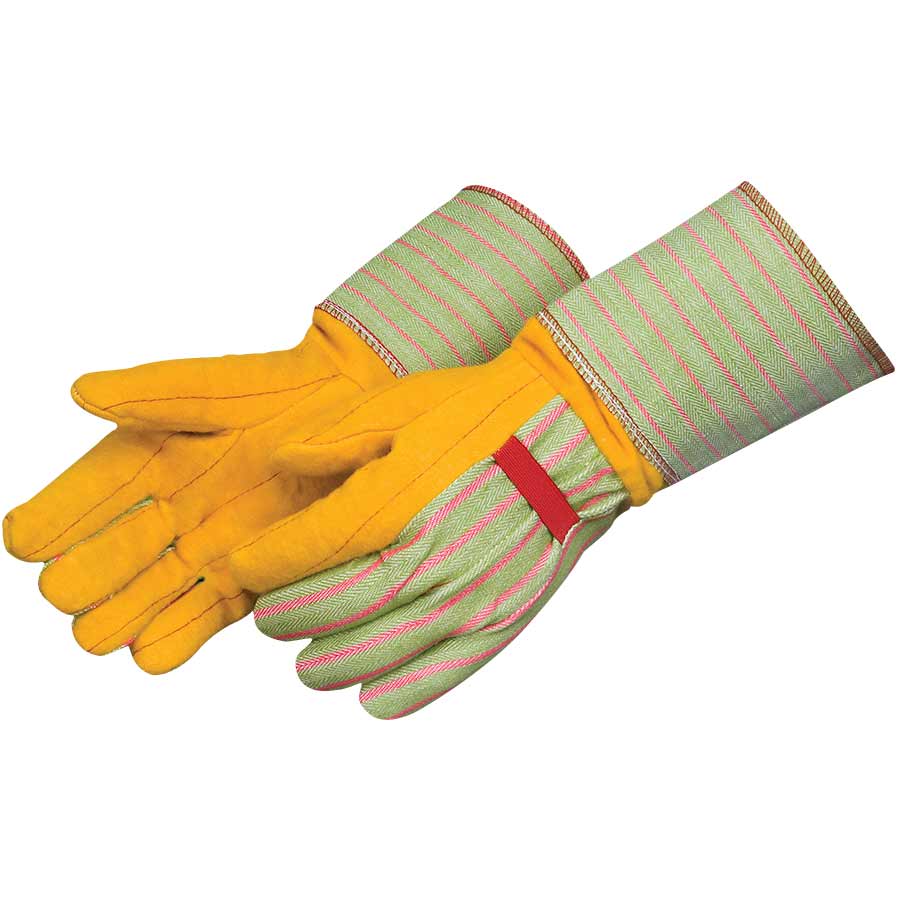 Dozen Pack - Heavy Weight Golden Chore Glove Gauntlet Cuff
