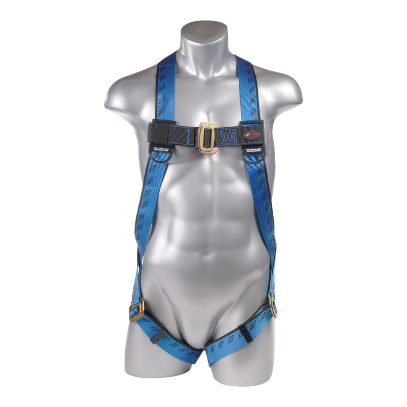 3-Point Full Body Harness, Dorsal D-Ring, MB Legs (ANSI)