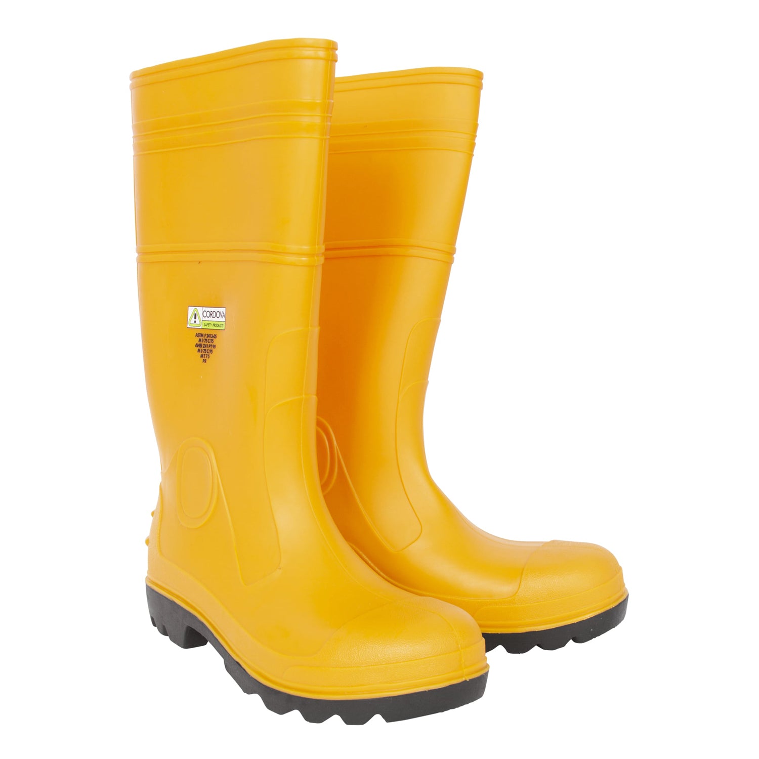 Yellow Steel Toe PVC Work Boots – 123SafetyGear