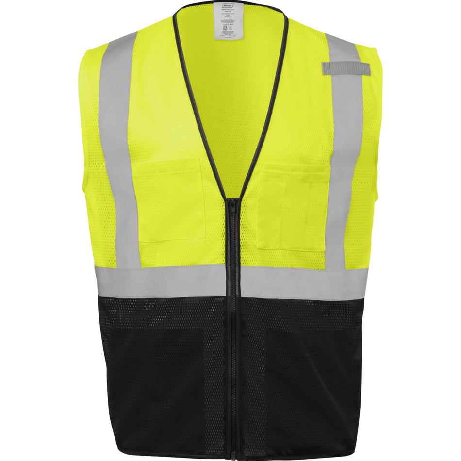 Class 2 Lime Safety Vest with 8 Pockets