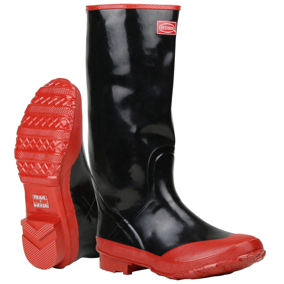 Boss Rubber Over-the-Sock Knee Boot