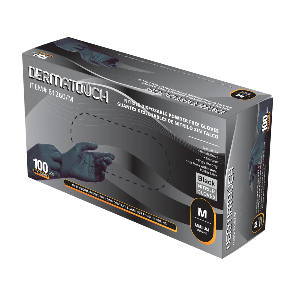 6 Mil Black Nitrile Disposable