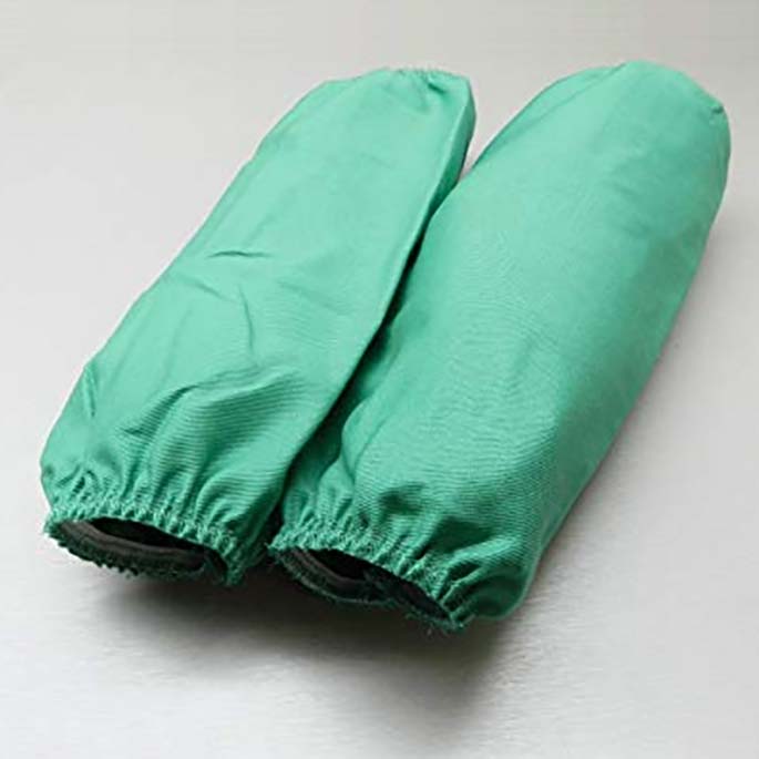 9 oz FR Green Cotton 18" Sleeve, Elastic on Both Ends