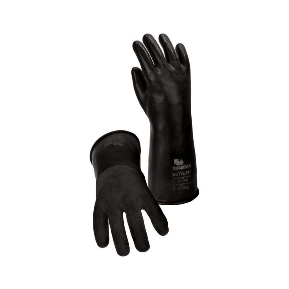 Butyl Gloves with Rough Finish – 7 Mil, 14" Chemical-Resistant Protection