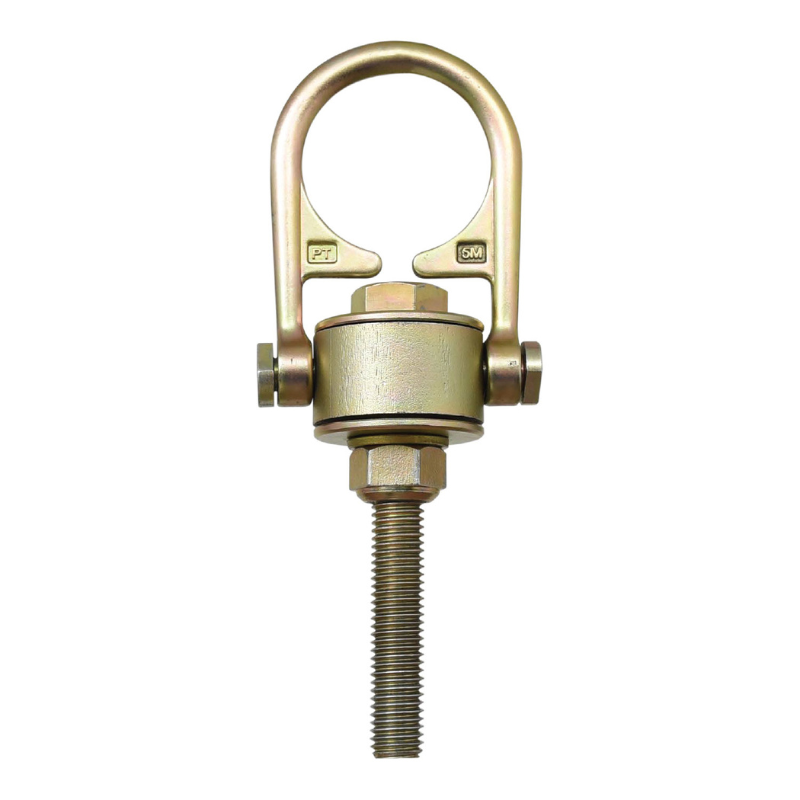 Swivel 10K Anchor for Metal Structure with 5/8”, 4” Long Hex Head Bolt, Nut, and Washer