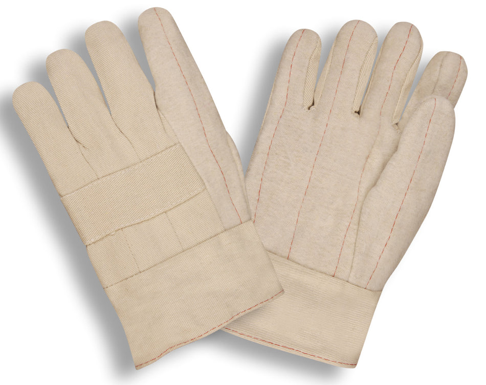 Cotton Hot Mill 32-Ounces Cotton Gloves, Burlap Lined - 12 Pairs