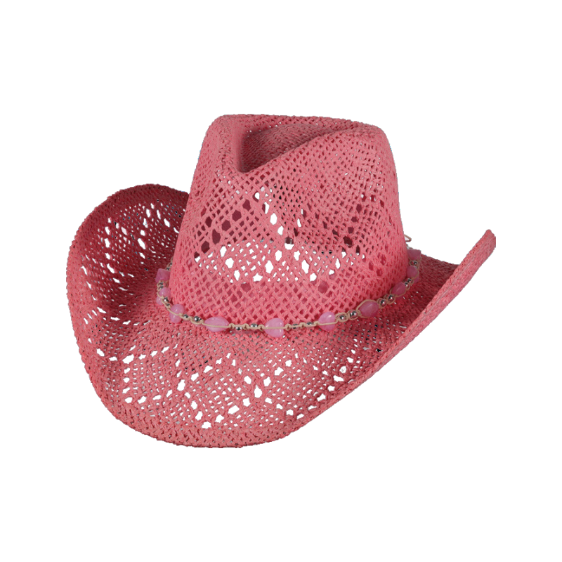 Light Pink Western Cowgirl Hat