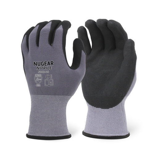 Nugear NBK3416 Microfoam Nitirile Coated Nylon Gloves