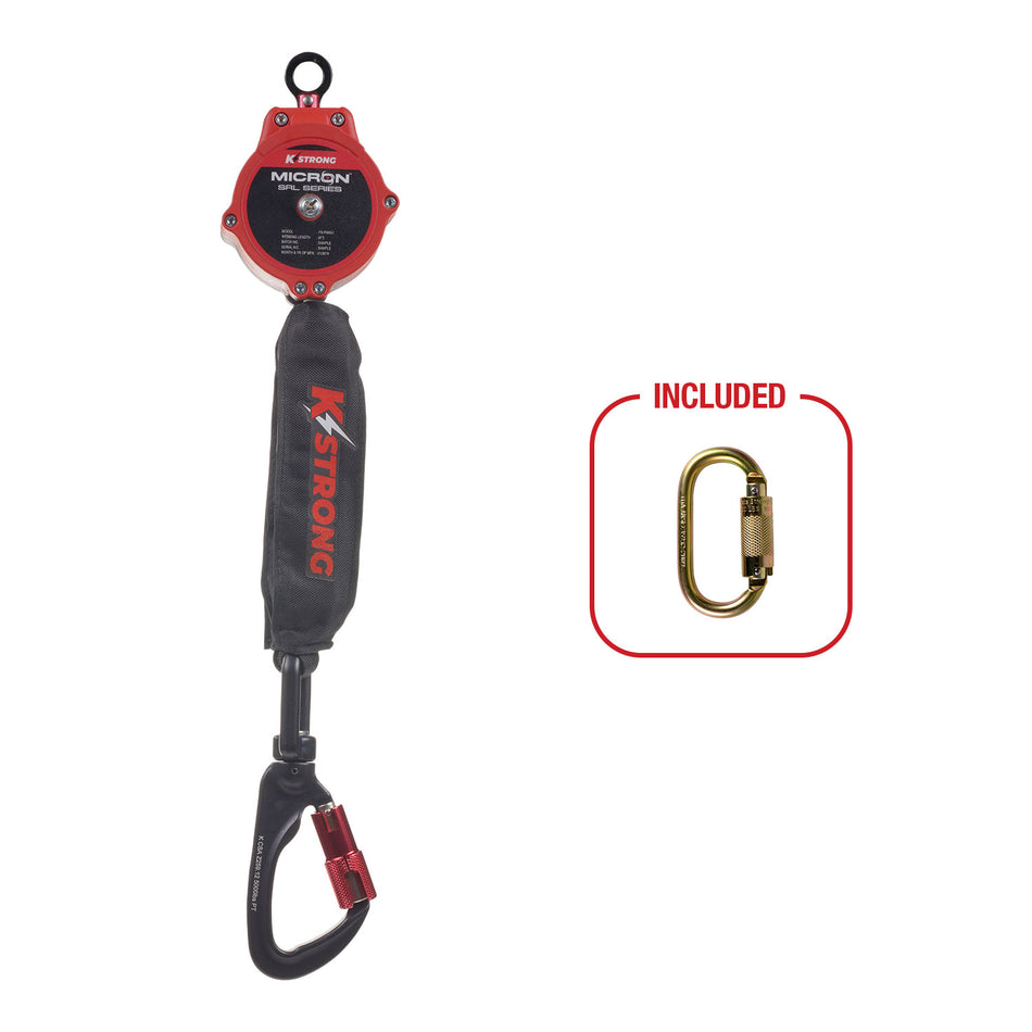 6 ft. Micron™ SRL with Aluminum Carabiner (ANSI) – Harness Connector Included