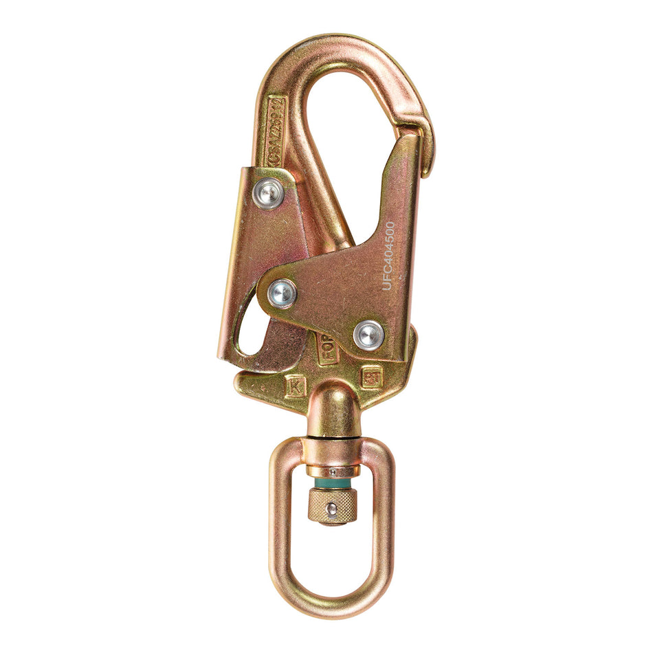Steel Swivel Snap hook with load indicator (ANSI)